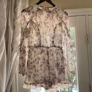 SMALL - Jumpsuit- Floral- Mini-